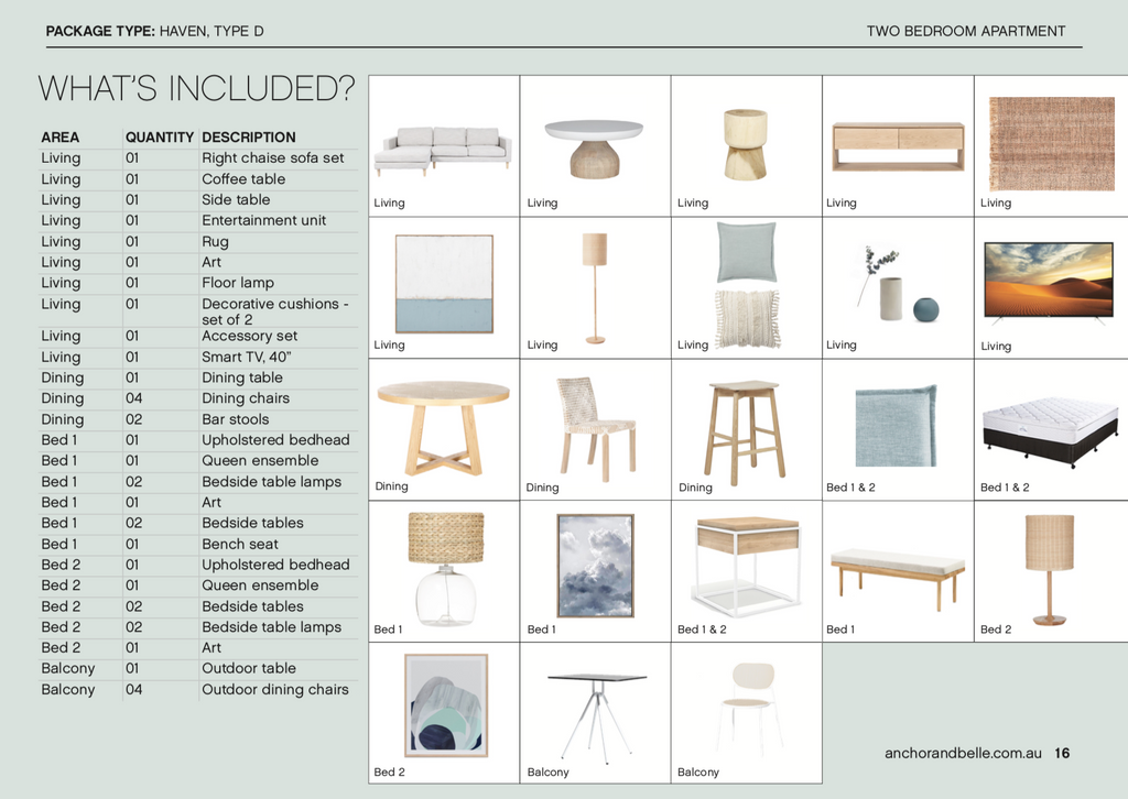 Haven Furniture Package